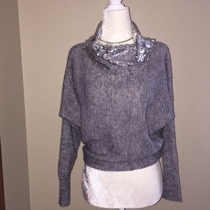 Junior love change sweater/sequins size S